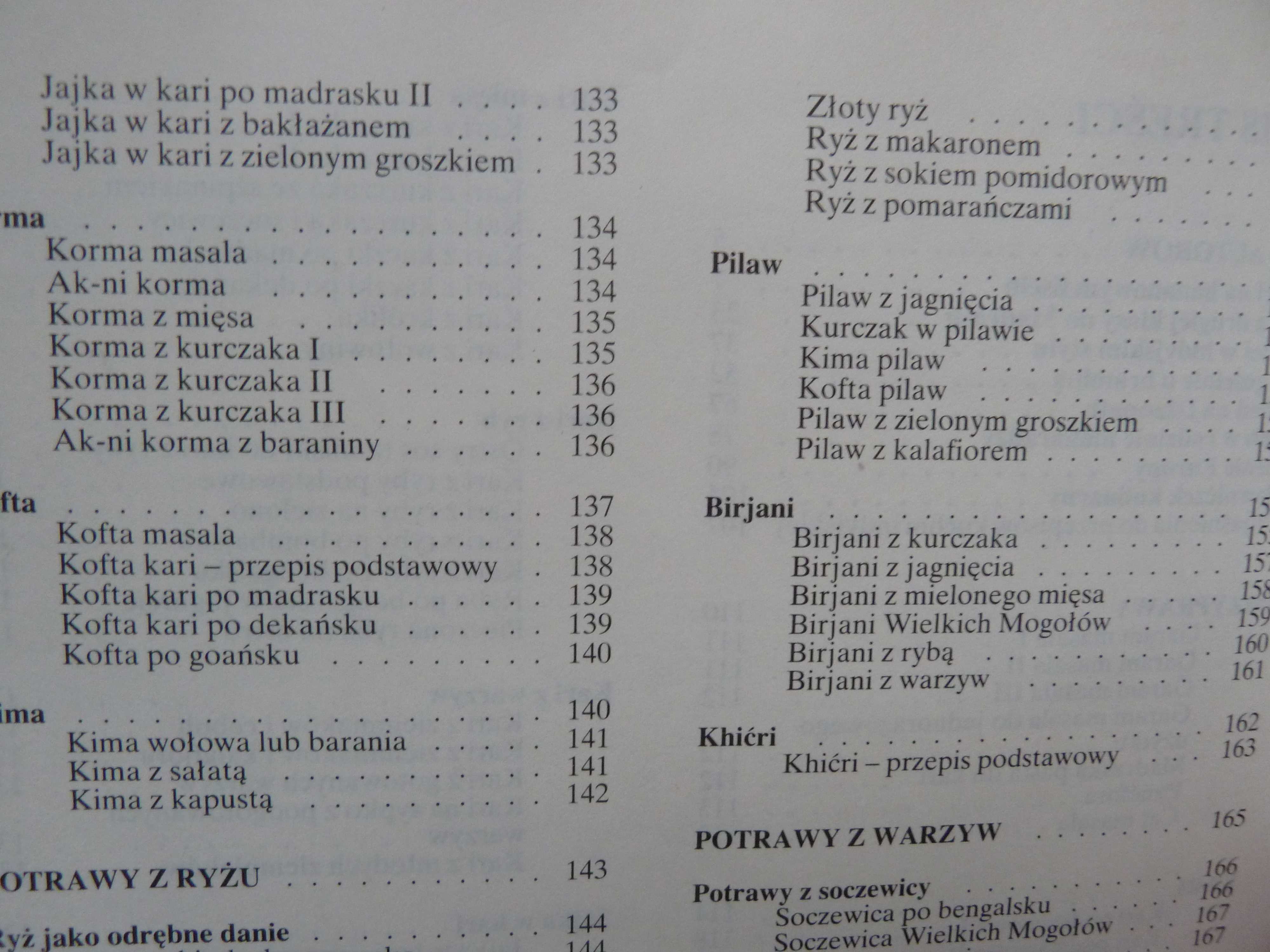 Kari na bananowym liściu  J. Pałecka  O. Sobański Kuchnia indyjska