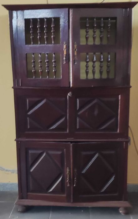 Escrivaninha antiga de madeira