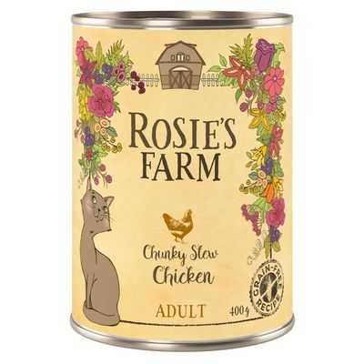 Rosie's Farm Adult karma bezzbożowa dla kota 24x400g kurczak !!!
