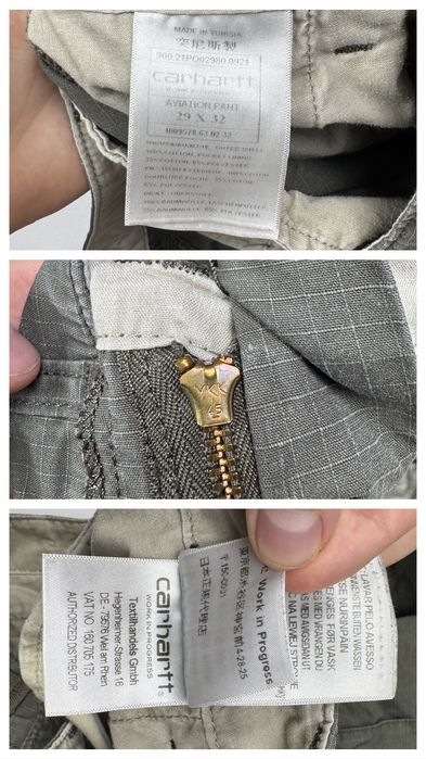 Карго штани Carhartt WIP Aviator Aviation Cargo Ripstop 29x32 Розмір S