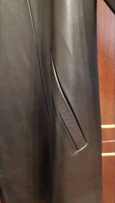 Женский кожаный пиджак 2 xl