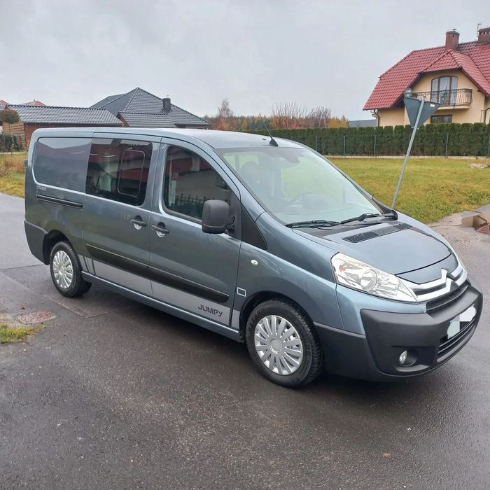 Citroën Jumpy 2014R Long 2.0Hdi Navi Klima 6 Osób 2xDrzwi Suwane Scudo Expert Hak