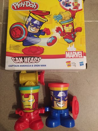 Play-doh Marvel Avengers Kapitan Ameryka Ironman ciastolina UNIKAT