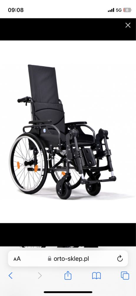 wózek inwalidzki specjalny D200 30° Vermeiren