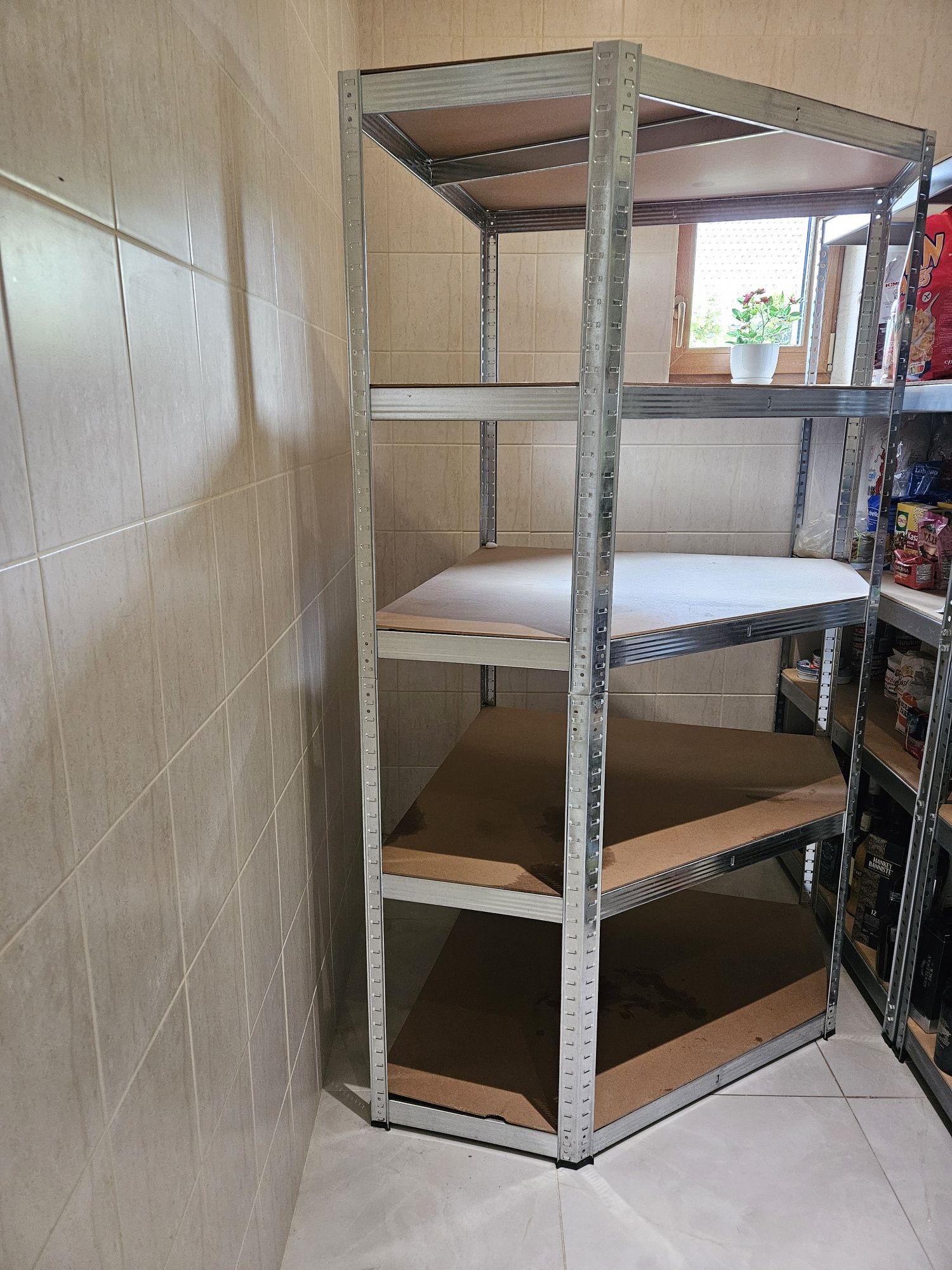 Regał metalowy modułowy 180x40x90