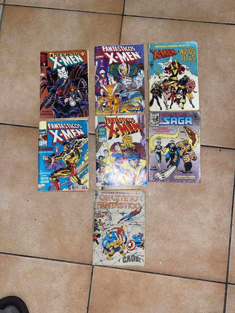 X-Men / Quarteto Fantastico / Marvel Saga - BD’s