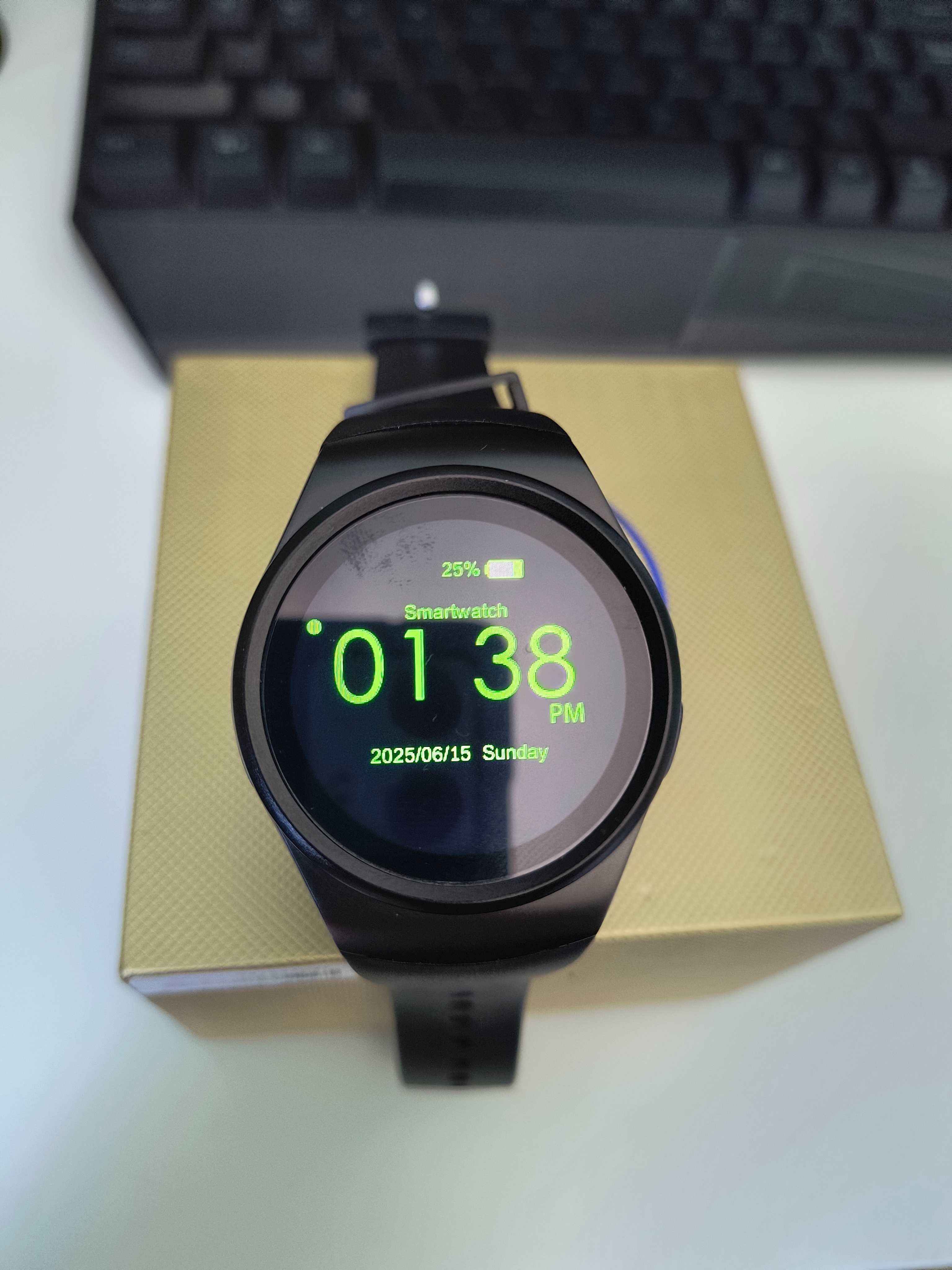 SMARTWATCH UNISEX Pulsometr Karta SIM Android i iOS