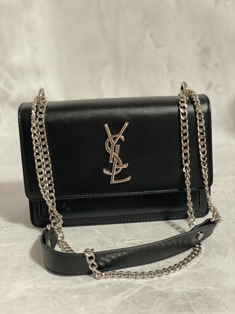 Сумка чорна YSL