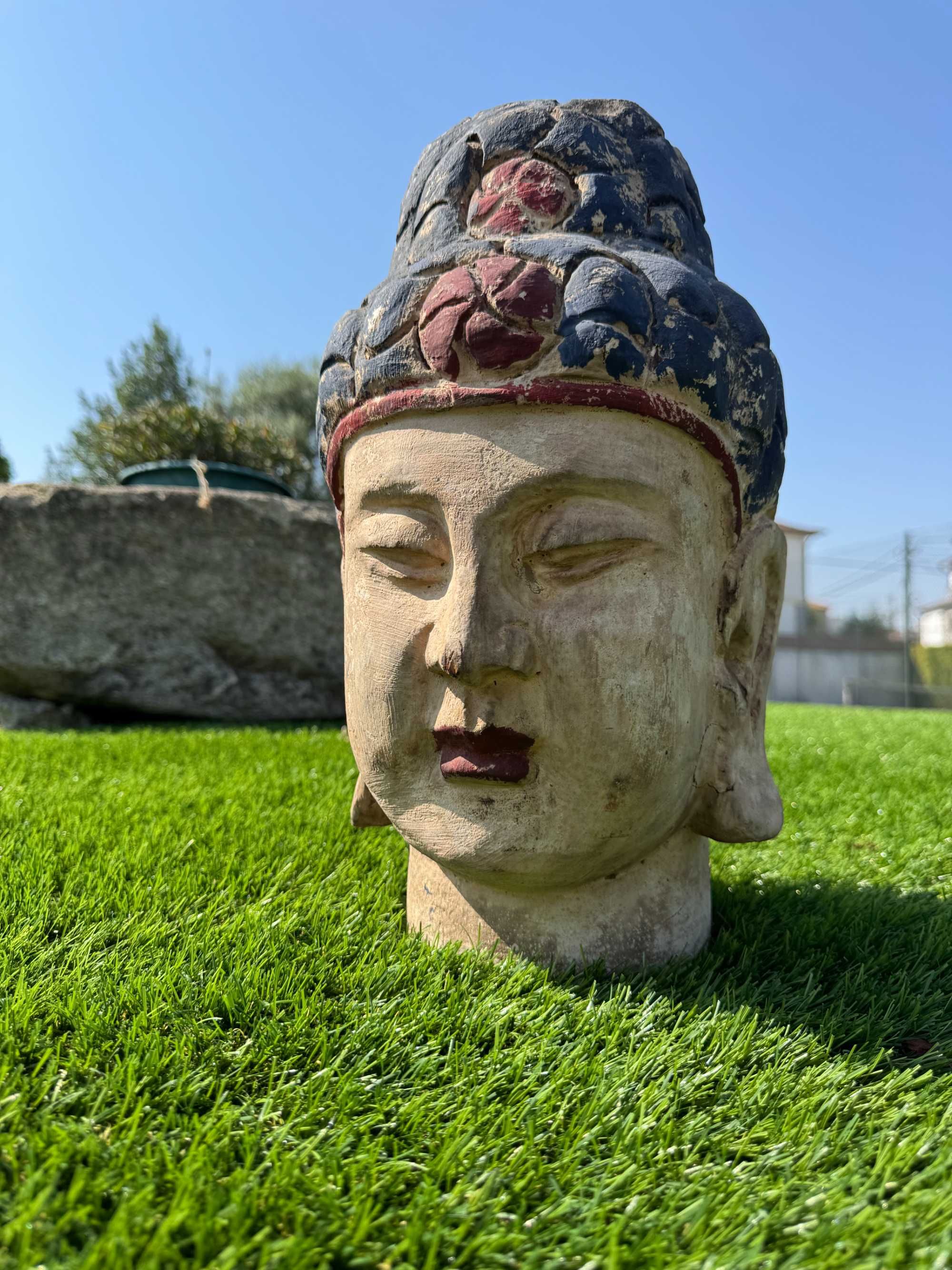 Buda (cabeça) - peça decorativa