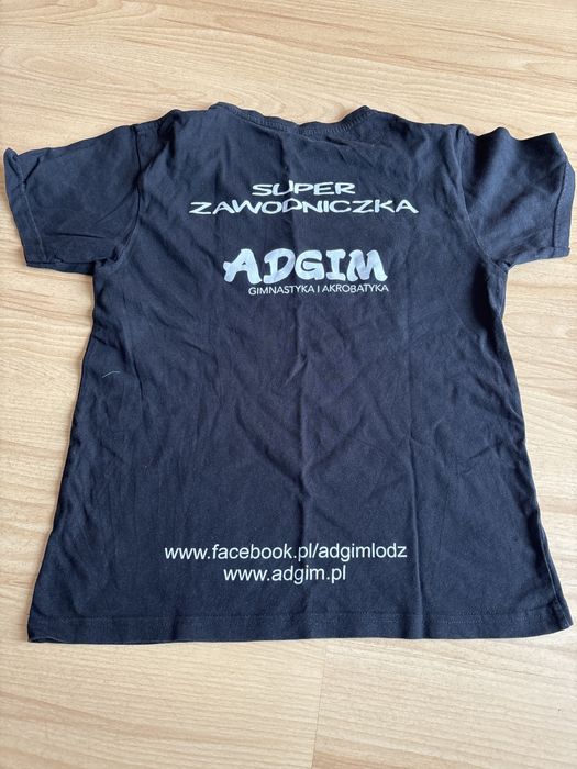 T Shirt czarny dziecięcy