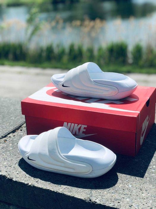 Кожаные мужские шлепанцы Найк для дома улицы двора сауна бассейн Найк