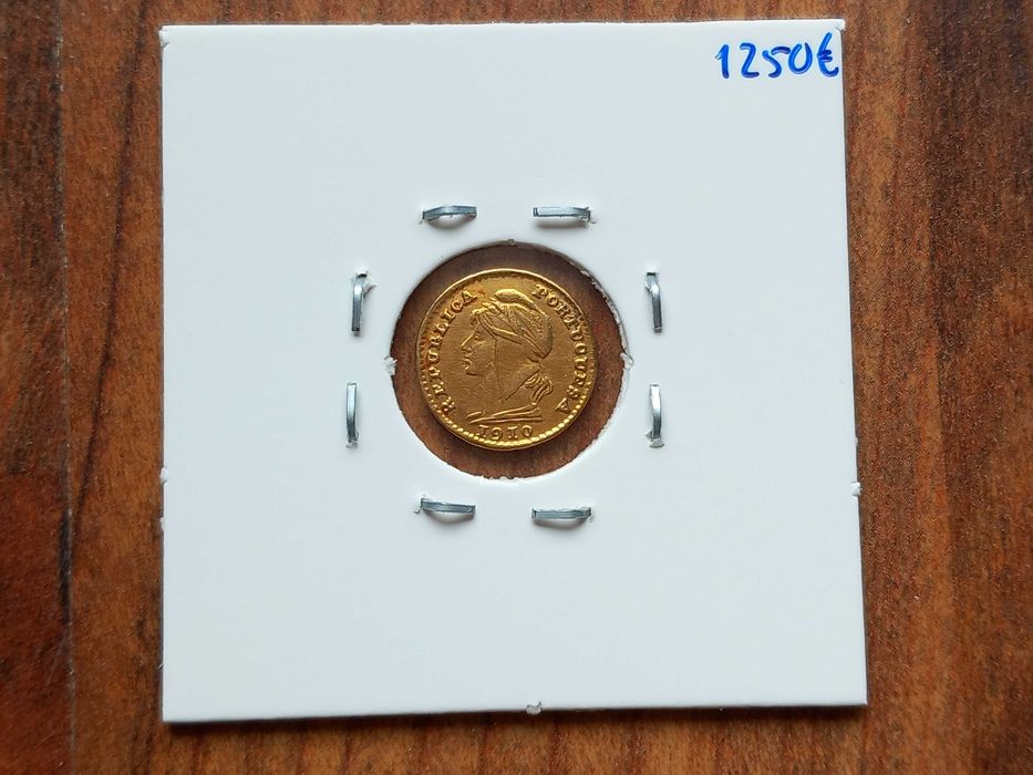 Moeda 1$00 1910 em Ouro (Ensaio) - RARA!!!