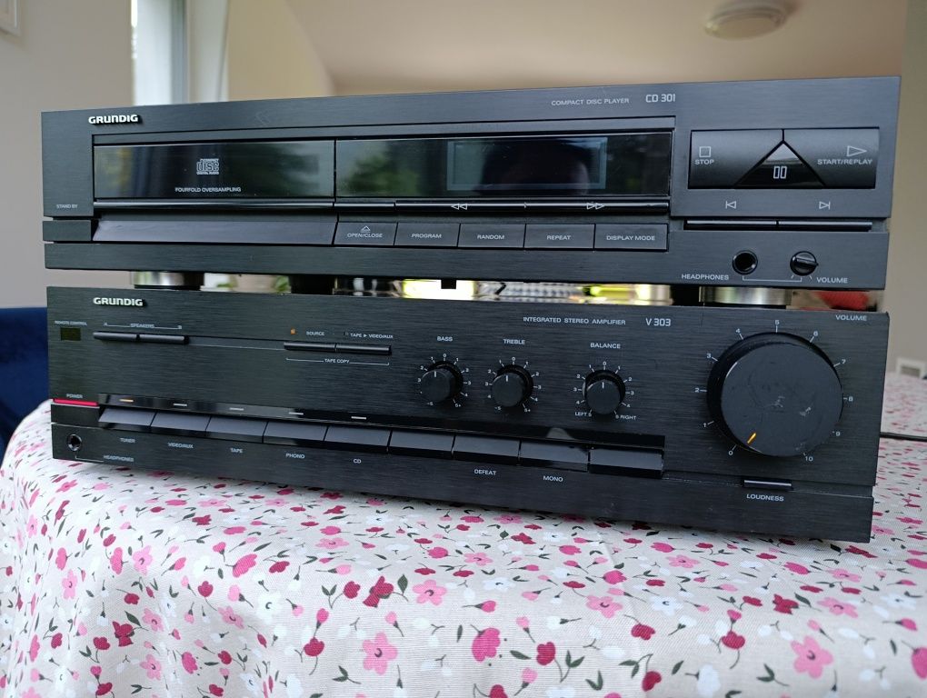 Wzmacniacz+ CD Grundig V 303 CD 301