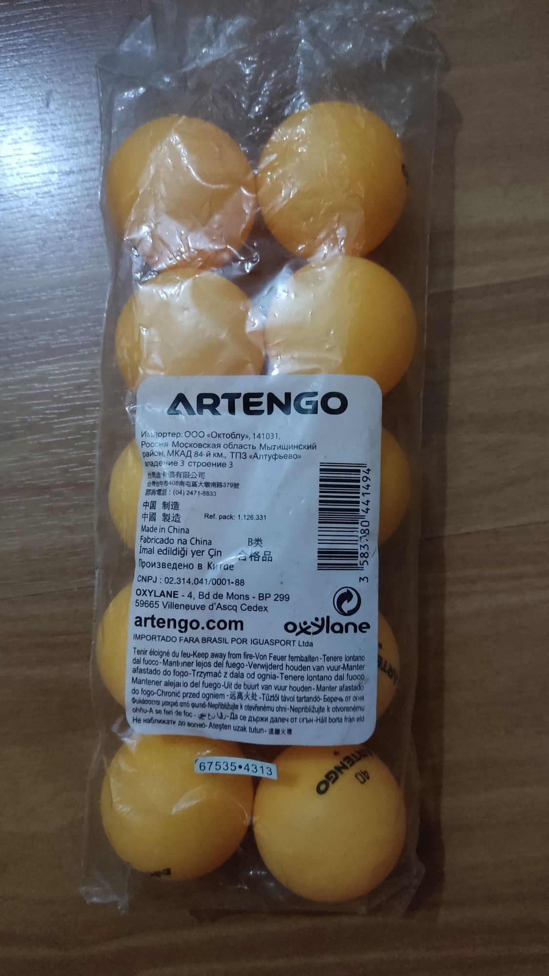 Bolas Ping-Pong Artengo