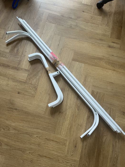Ikea bialy MULIG Wieszak na ubrania, biały, 99x152 cm dwa x2