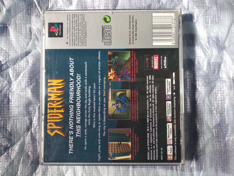 Spiderman PS1 Platinum