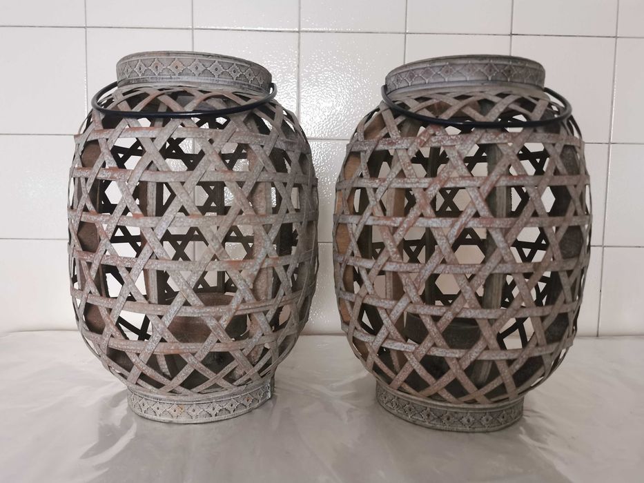 Conjunto de lanternas decorativas