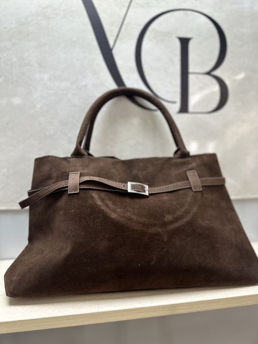 Велика замшева сумка