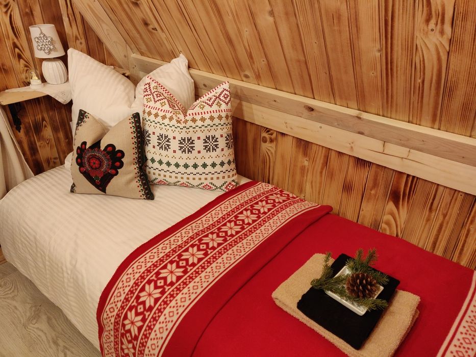 nocleg Zakopane Kościelisko  domek góry kominek z psem