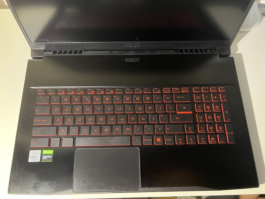 Laptop MSI GF75 Thin Intel Core i7-10750H 16GB RAM GTX 1660 Ti