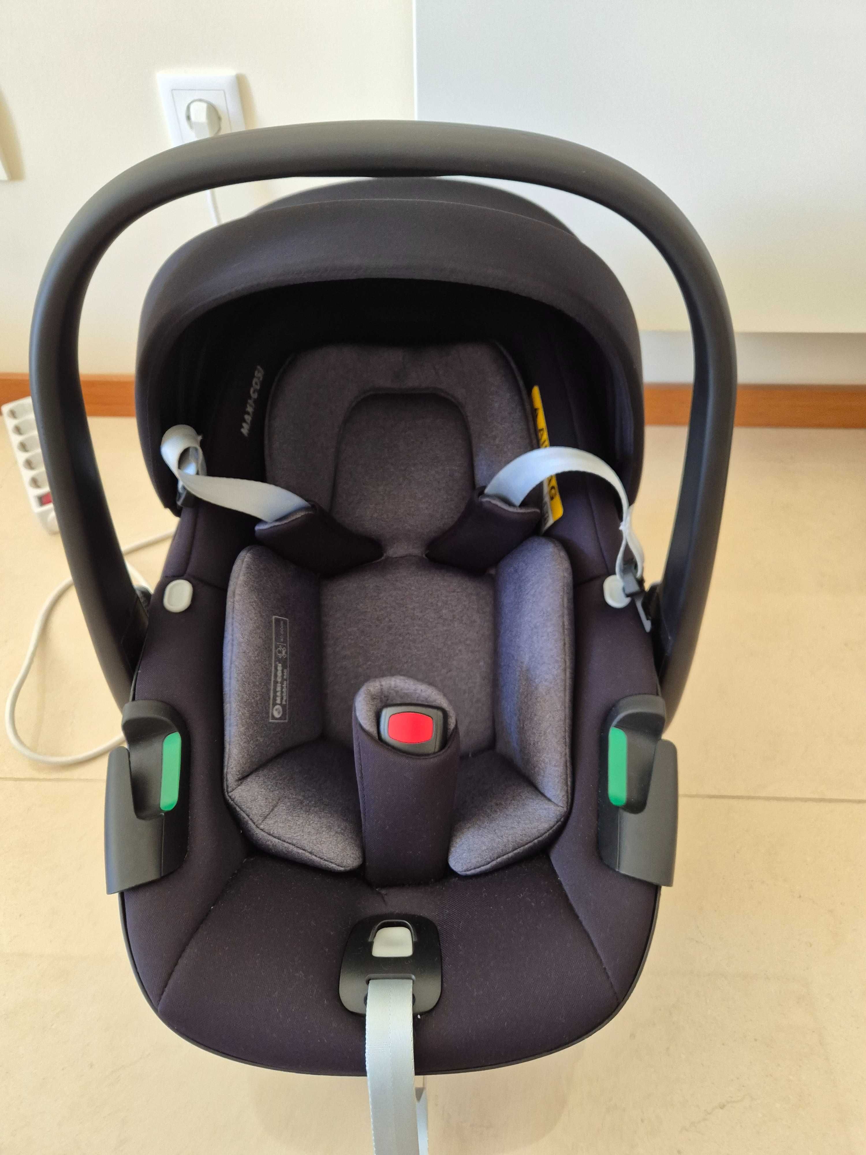 Cadeira Maxi Cosy 360 + isofix + adaptadores