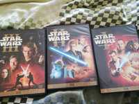 DVD Star Wars części I, II, III