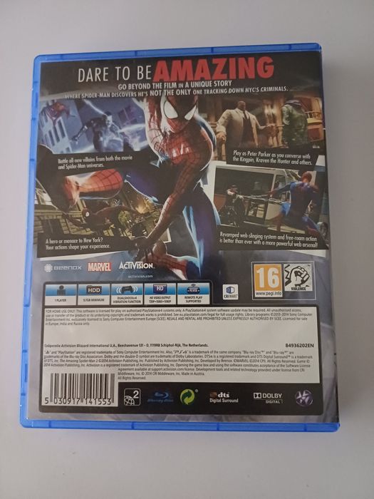 The Amazing Spiderman 2 Ps4/Ps5