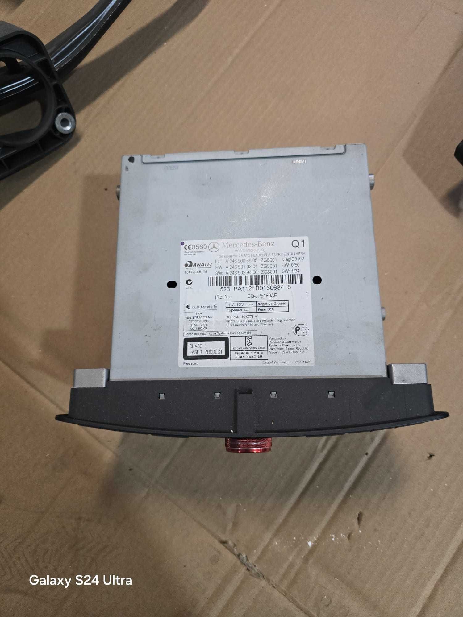 Mercedes W246 B Klasa Radio CD Nawigacja