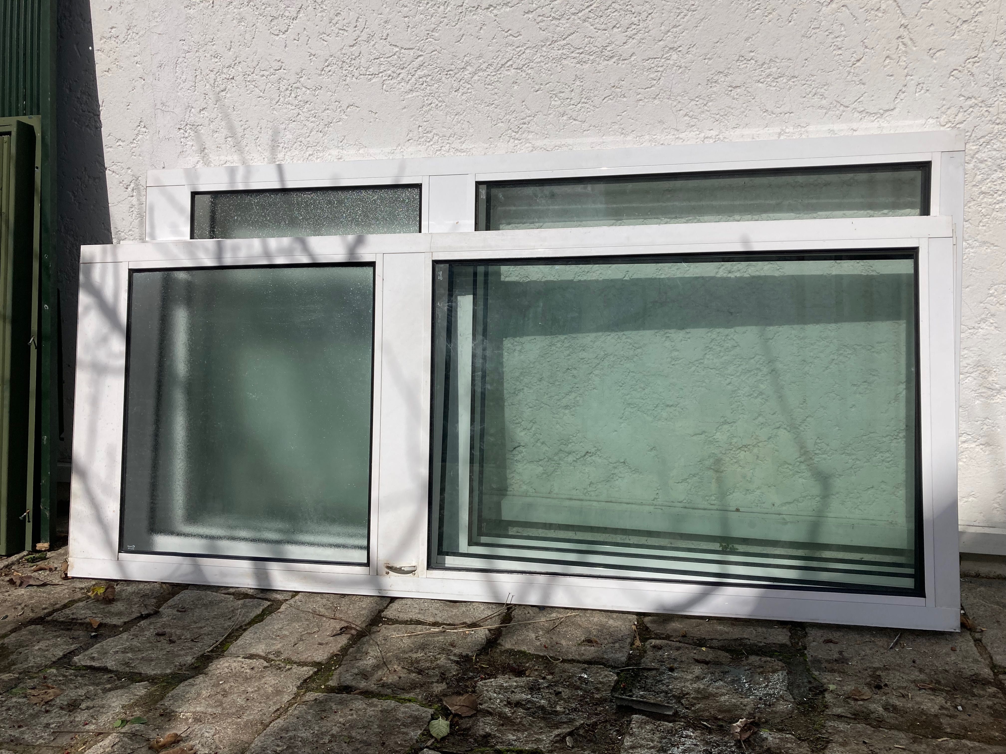 Janelas e portas de alumínio e vidro duplo