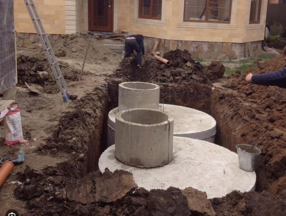 Каналізація з бетонних кілець септик - КБ180 армований бетон