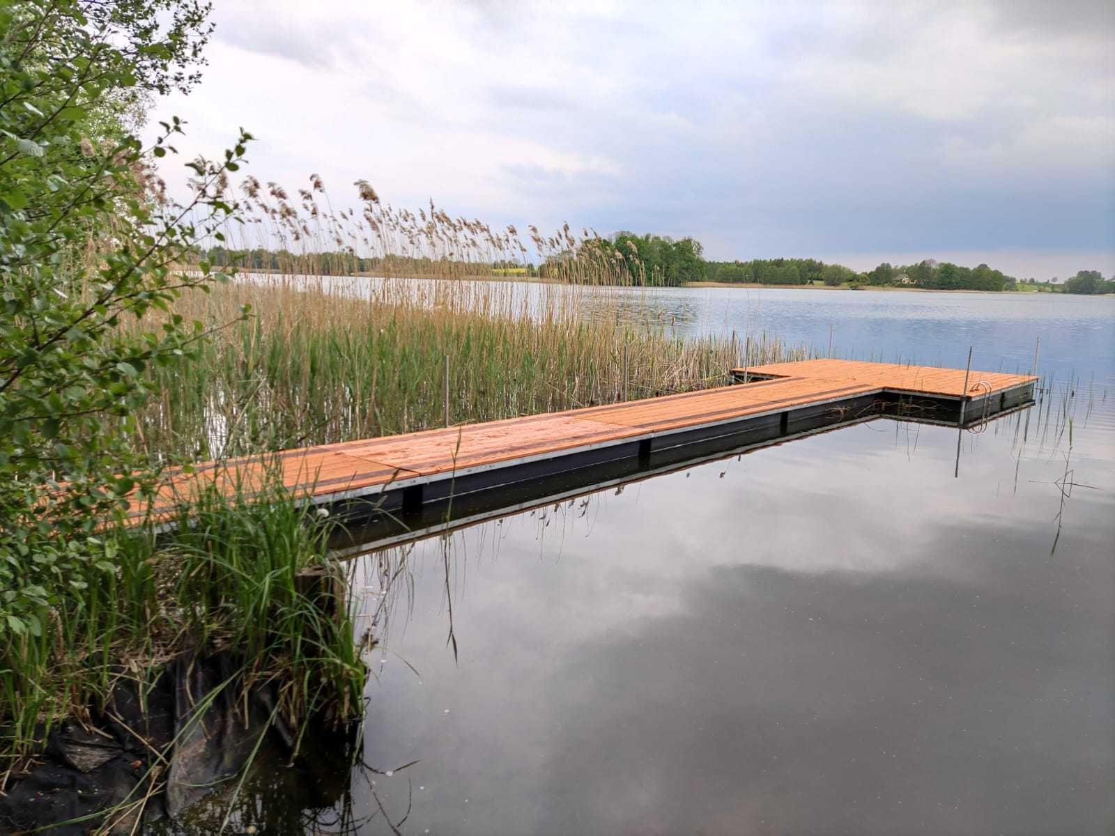 Pomost pływający Pomosty pływające Taras Łódka wędkarska Skuter Wodny