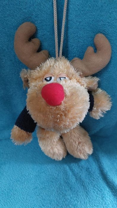 Renifer Rudolf czerwononosy 20cm