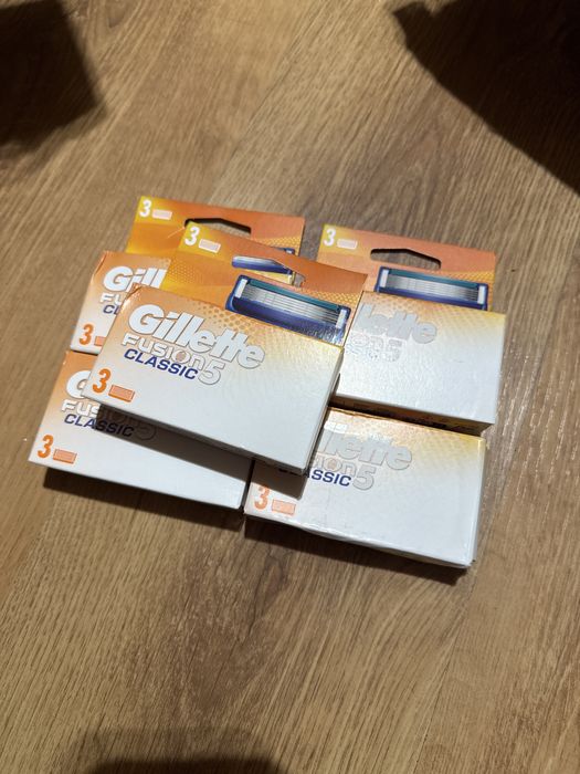 Zestaw 5 opakowań wymiennych ostrzy Gillette