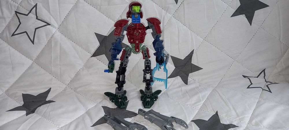Bionicle 4 figurki (Toa Hewkii, Toa Hordika Nuju, Chirox, Toa Vakama)