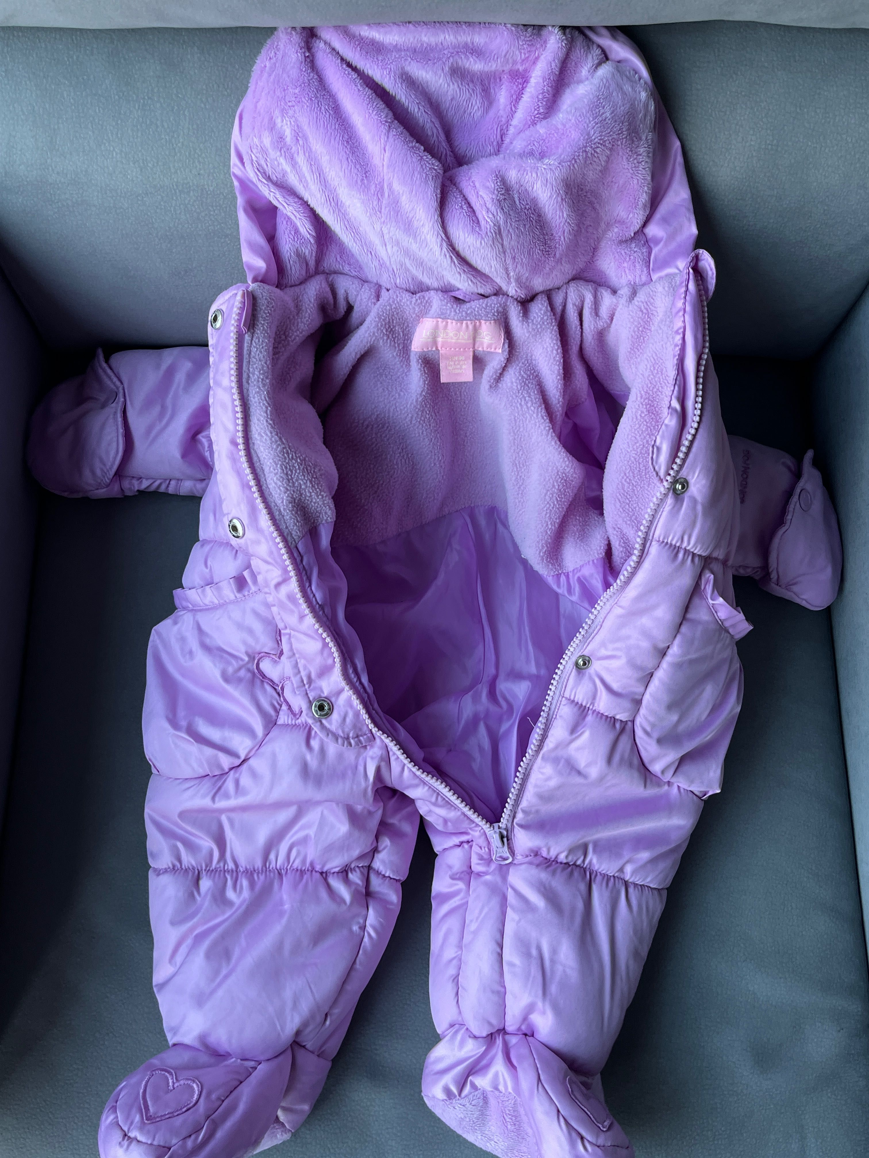 Kombinezon Wiosenny Niemowlęcy London Fog Rozmiar 3-6 mięs. (62-68 cm)