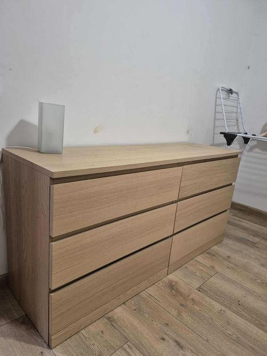 Komoda MALM IKEA sześcioszufladowa
