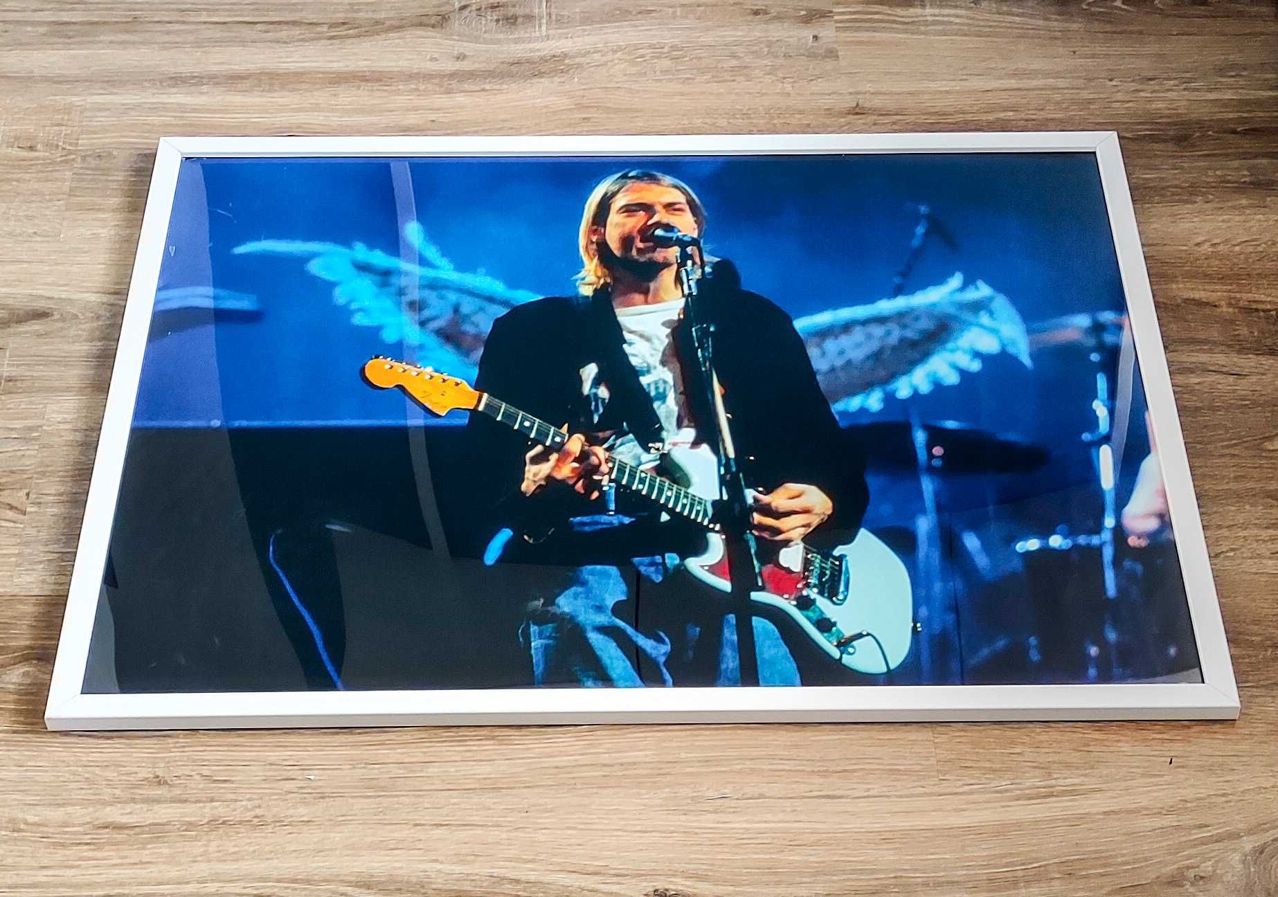 Kurt Cobain Nirvana obraz plakat drukowany gadżet muzyczny