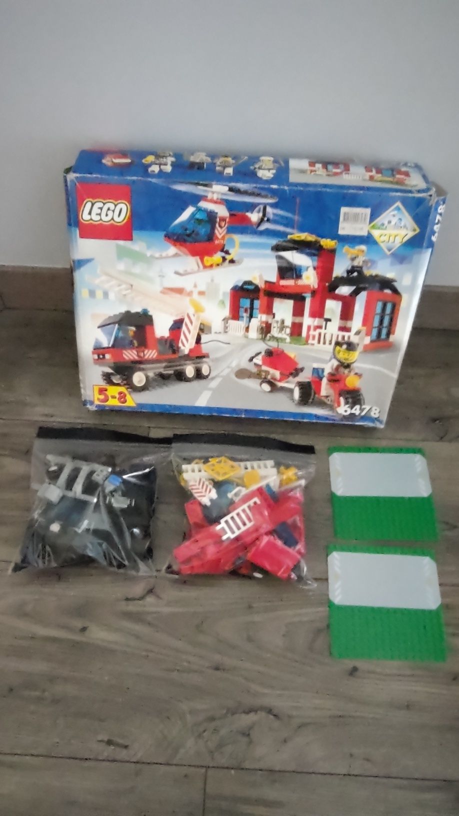Fire Fighters' HQ lego klocki unikat pudełko legoland 6478