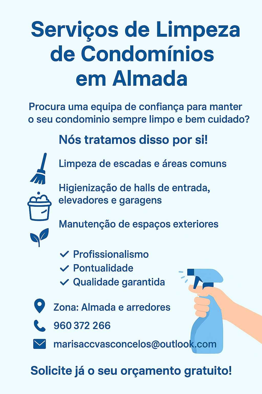 Serviços de Limpeza de Condomínios – Almada