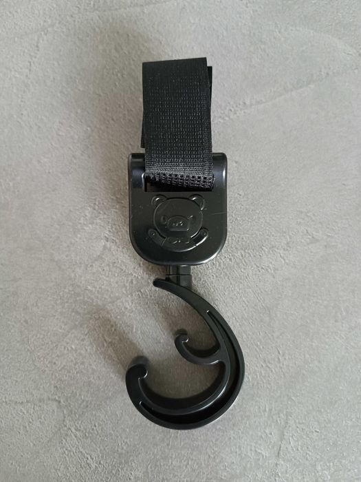 Haczyk do wózka dziecięcego na rzep