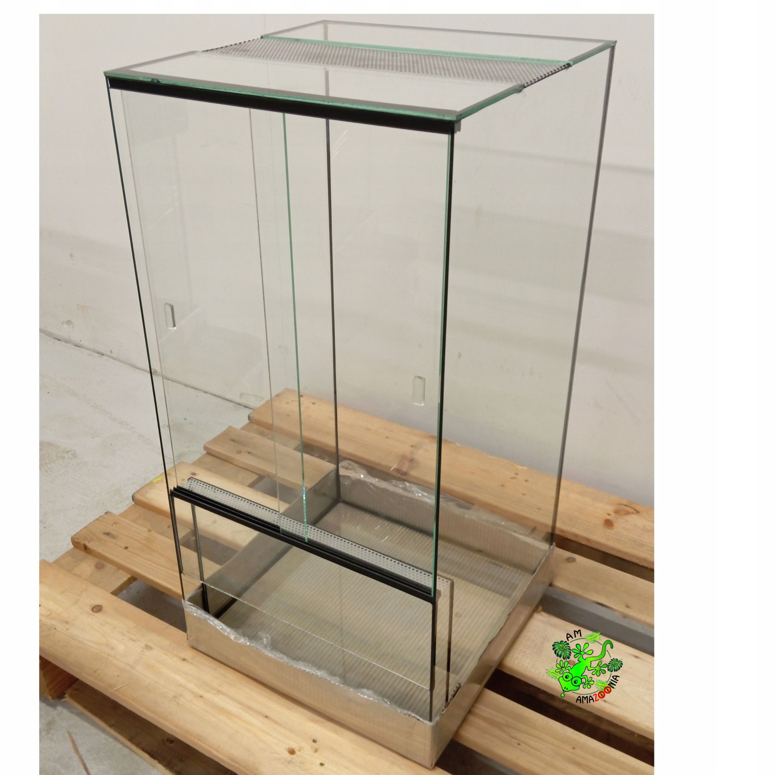 AM AMAZOONIA Terrarium szklane 40 x 40 x 80 cm #Łódź Brukowa
