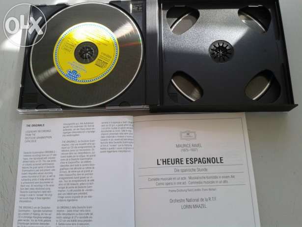 ÓPera 2 CD`s de música originais de Maurice Ravel.