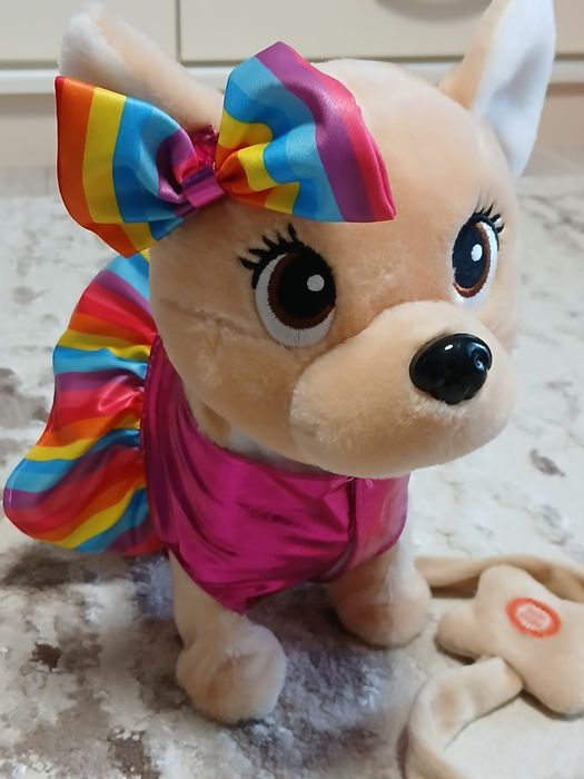 М'яка іграшка Собаска.ходить ,гавкає