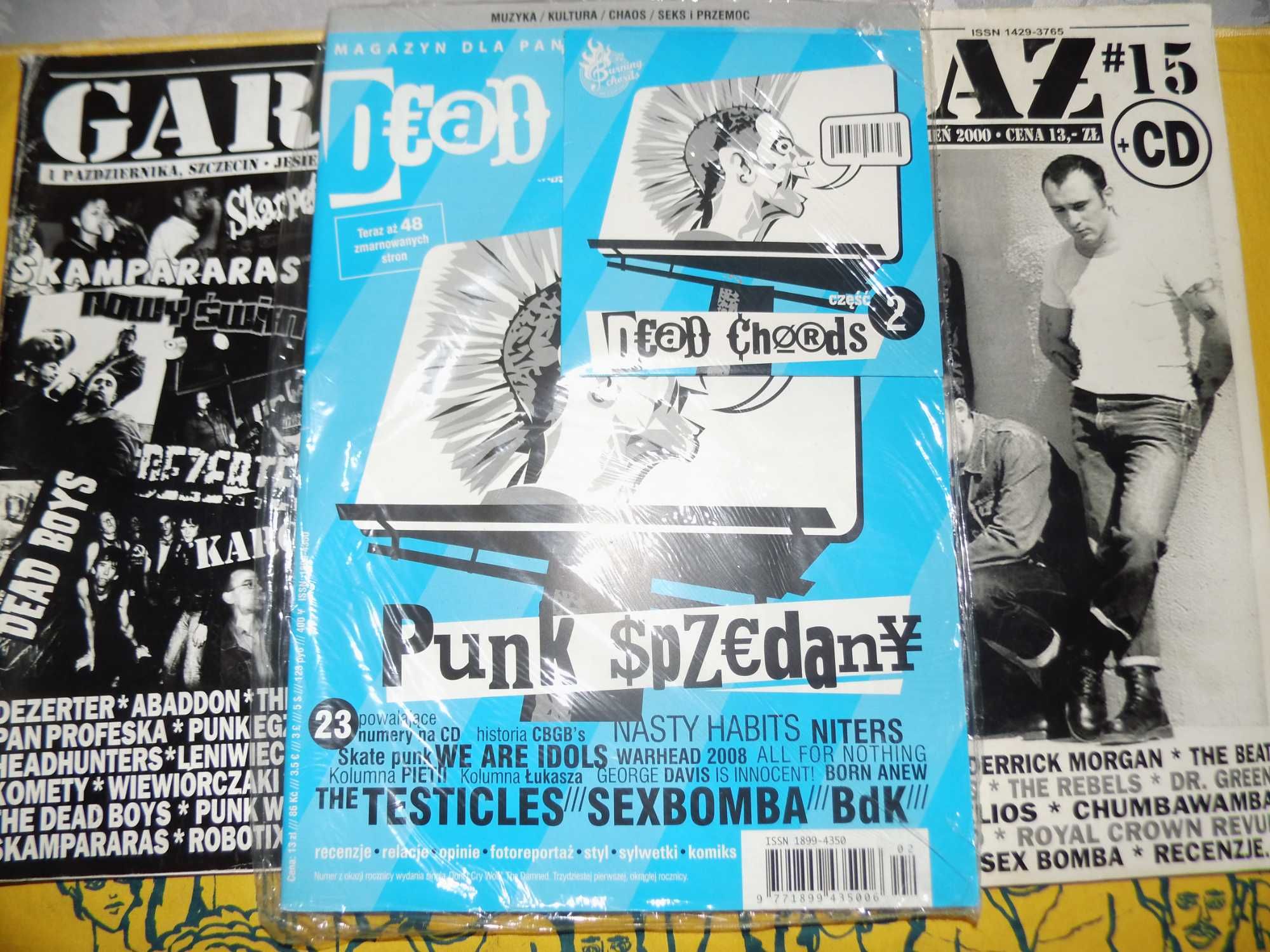 ZINE. Dead  Press  NUMER 2 z cd nowy punk rock + GARAZ nr 15/18