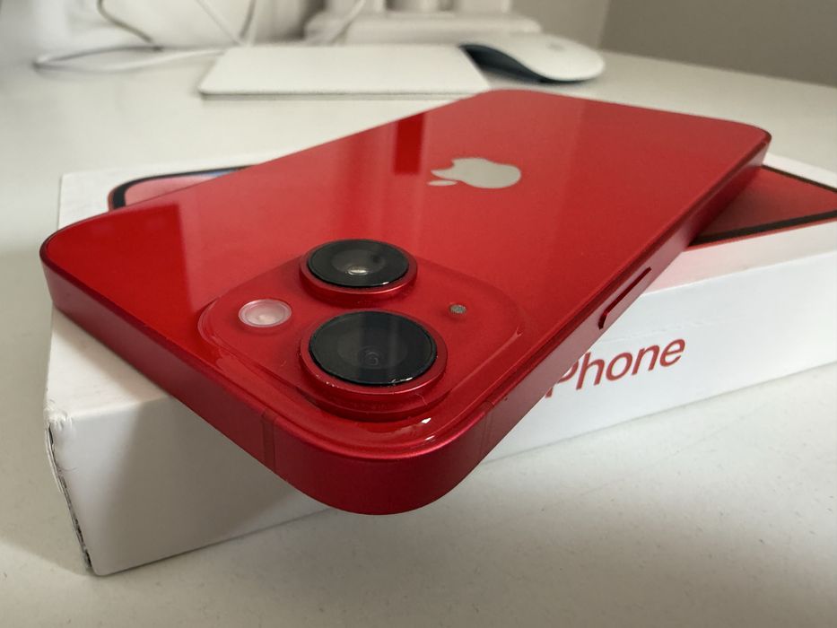 iPhone 14 128gb Red Idealny Bateria 95% od nowości