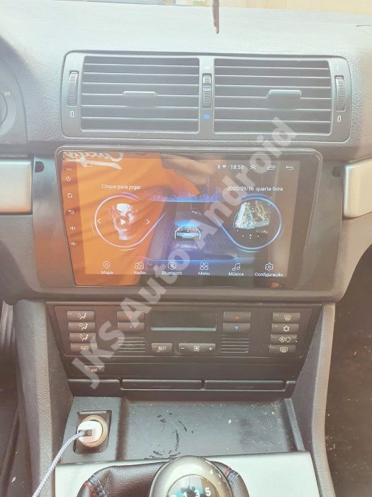 AutoRadio P/ BMW E39 X5 E53 - Android 11 -16/32/64Gb+Câmera/GPS_ Wif