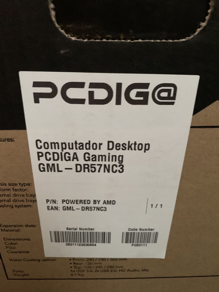 Computador Desktop Gaming