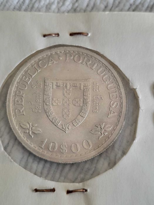 Moeda 10 escudos infante D Henrique 1960