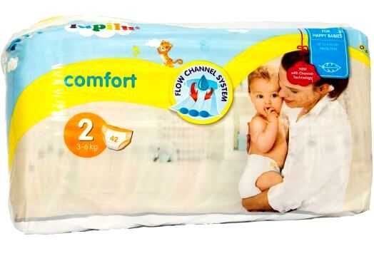 Підгузки babydream Fun&Fit 1, Baby Glück Premium Windeln 2, Lupilu  2