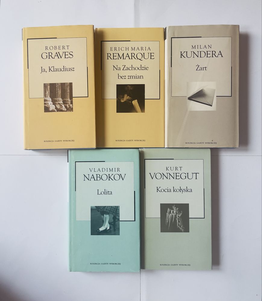 Zestaw 10 x literatura XX wieku Lolita Ja Klaudiusz Pożegnanie z Afryk